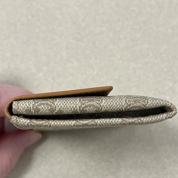 CELINE Vintage Macadam Coated Canvas w/ Leather Trim Coin Case, Pre-Owned - Picture 10 of 10